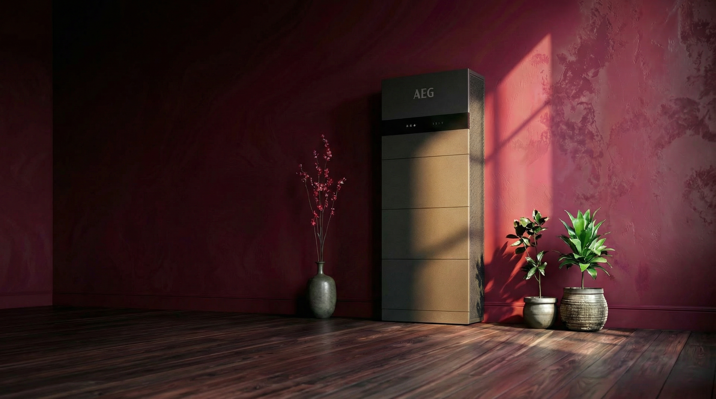 AEG EcoHome, komplet solenergi system på et moderne hjem, præsenteret af Fairpris